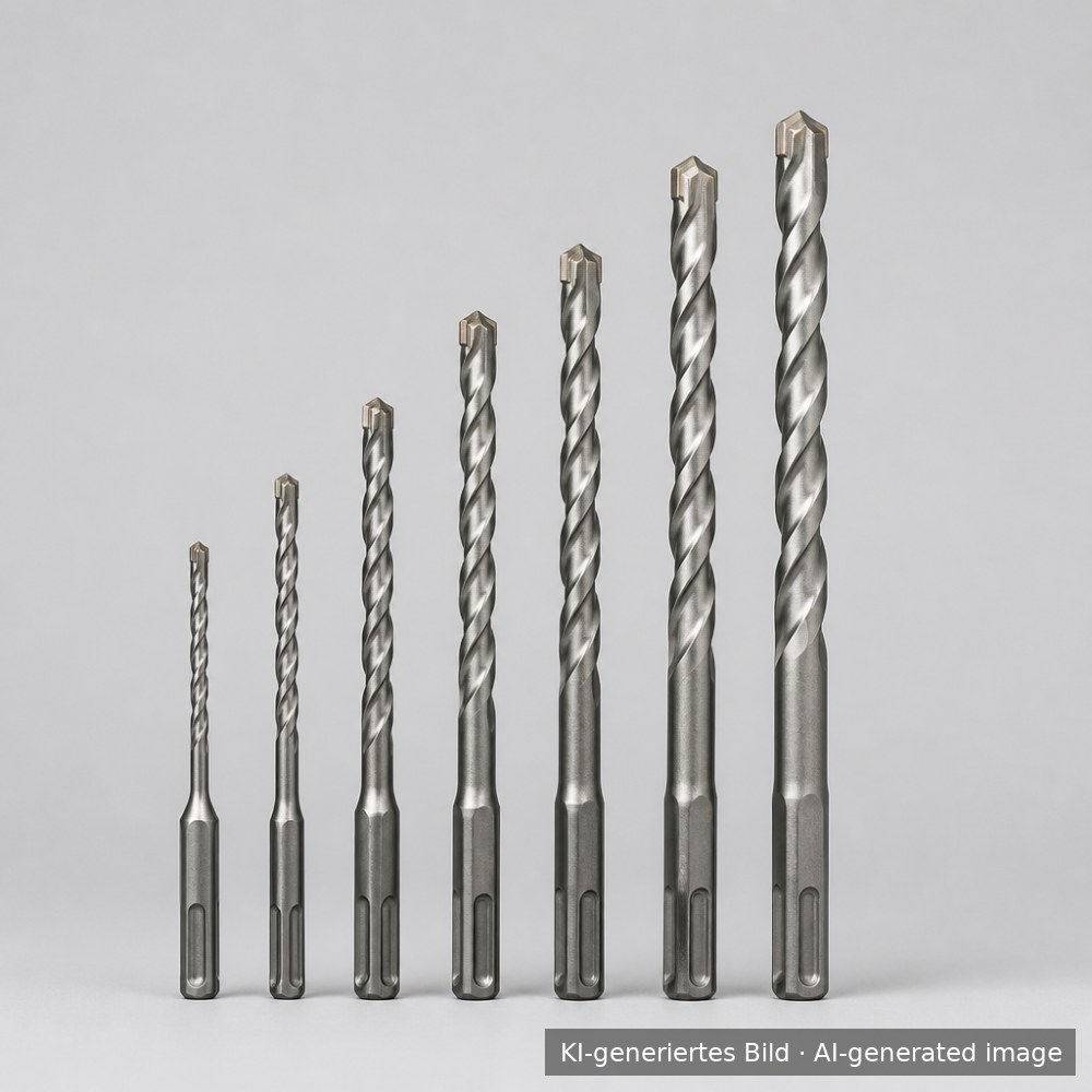 DEMO · Masonry drill set, 5 pieces, 4 to 10 mm