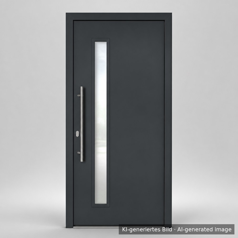 DEMO · Haustür Aluminium, 110 × 210 cm