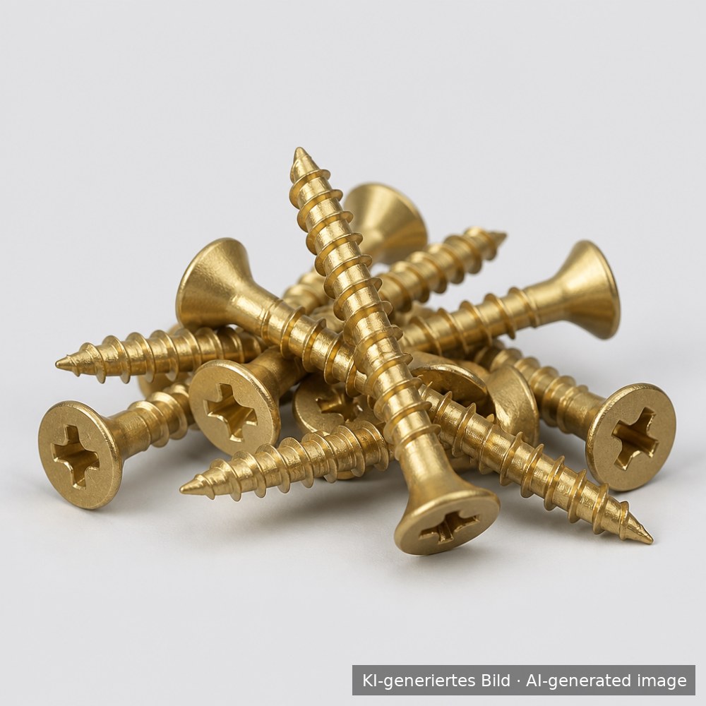 DEMO · Messingschraube 3 × 20 mm, 100 Stück