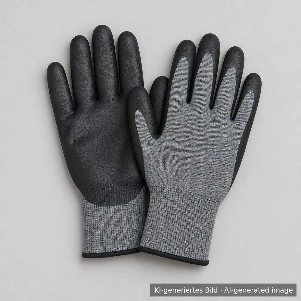 DEMO · Montagehandschuh Gr. 10, PU-beschichtet