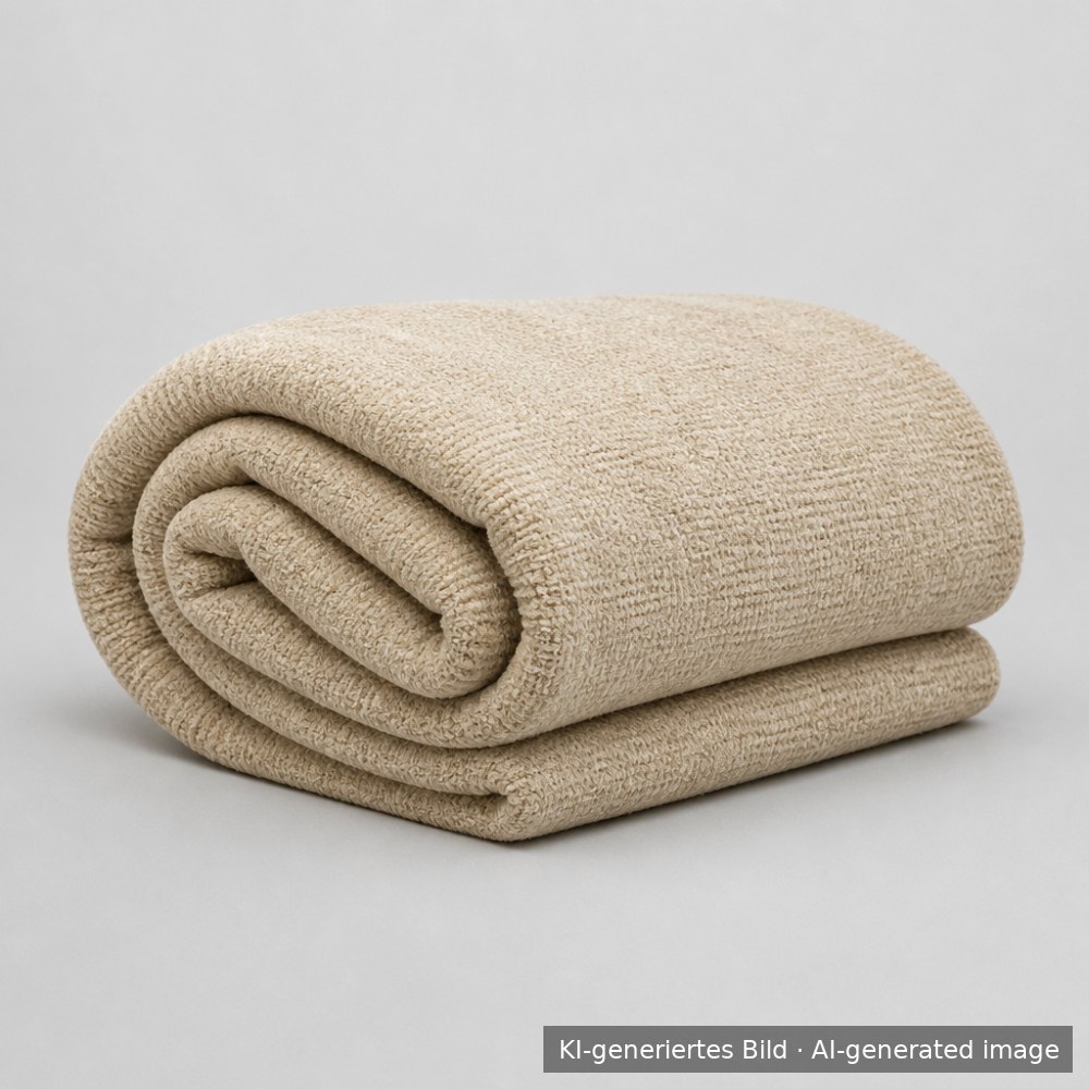 DEMO · Möbelstoff Chenille Sandbeige