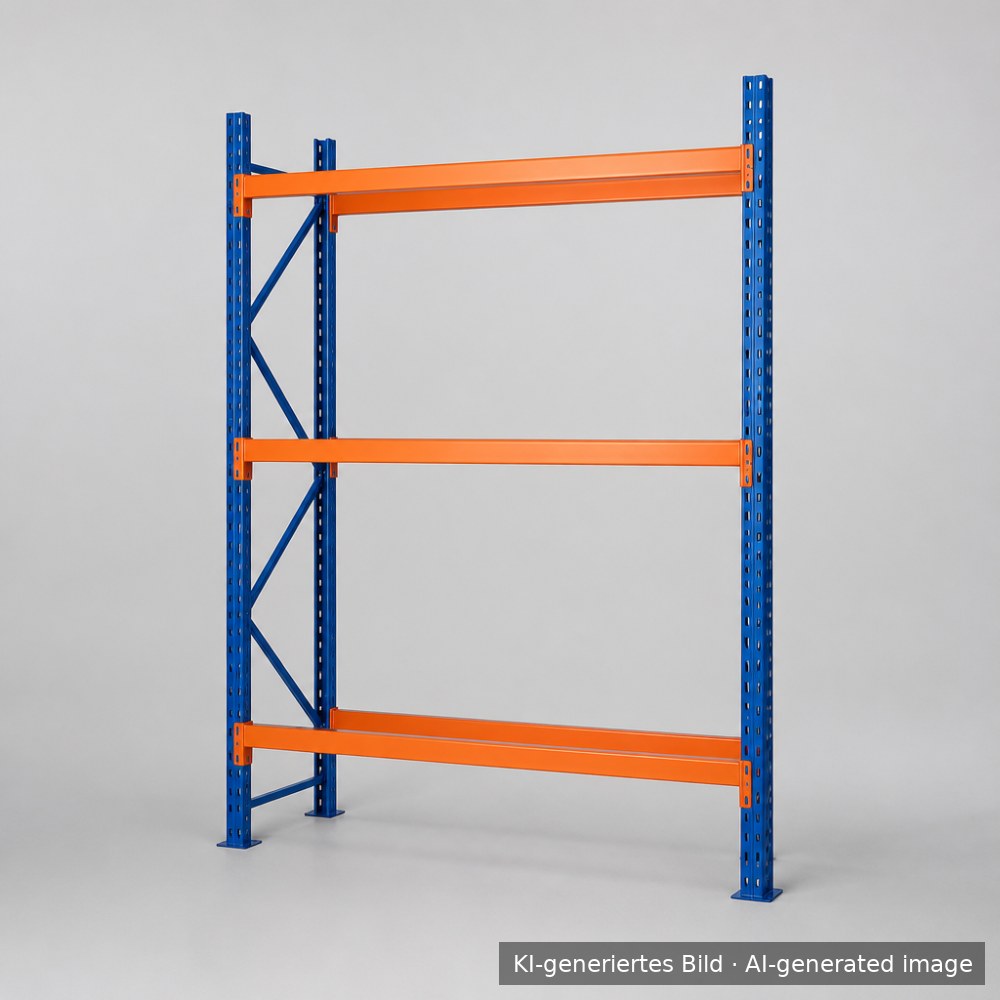 DEMO · Pallet racking starter bay, 4 m, 3 levels