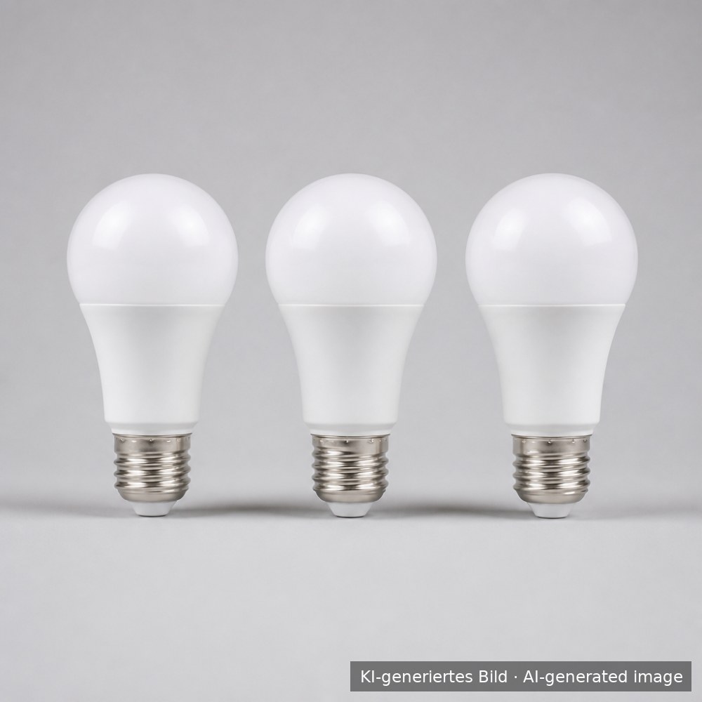 DEMO · LED lamp E27, 9 W, warm white