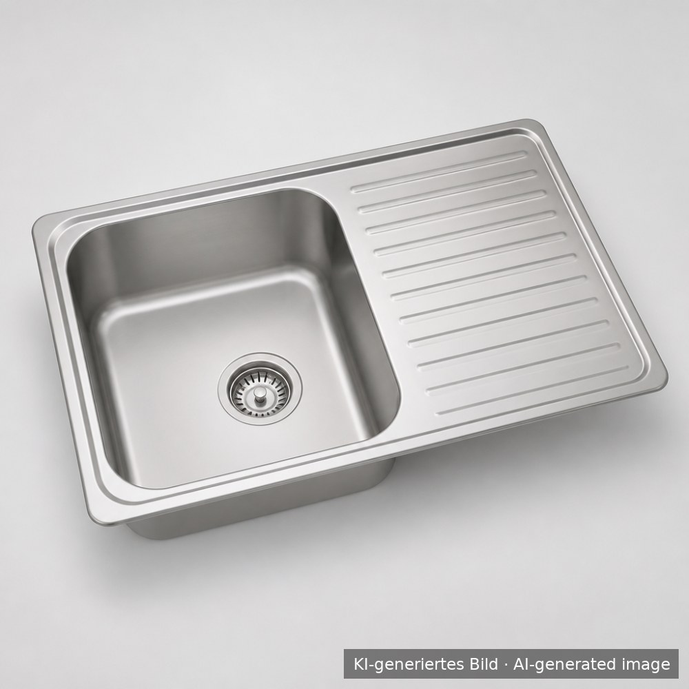 DEMO · Einbauspüle Edelstahl, 1 Becken
